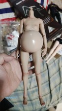1:6 Suntan Pregnant Large Belly Cover Model For 12'' Female Joint Figure Body