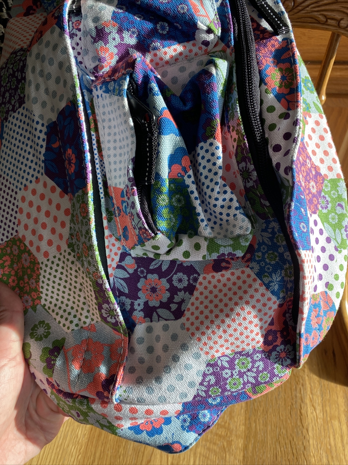 Rare Vintage HTF Kavu Rope Bag VINTAGE QUILT MINT CON… Gem