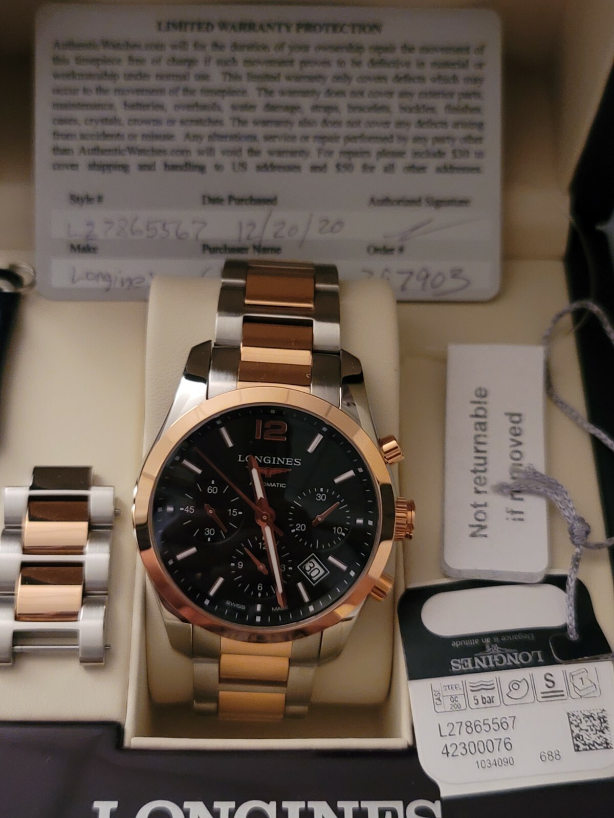 Đồng hồ Longines Conquest Classic L2.786.5.56.7 (L27865567) - Xlux.vn