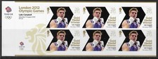 GB 2012 OLYMPIC GOLD BOXING MENS BANTAM WEIGHT MINT SHEET OF 6 SG.3369a.  (9939)