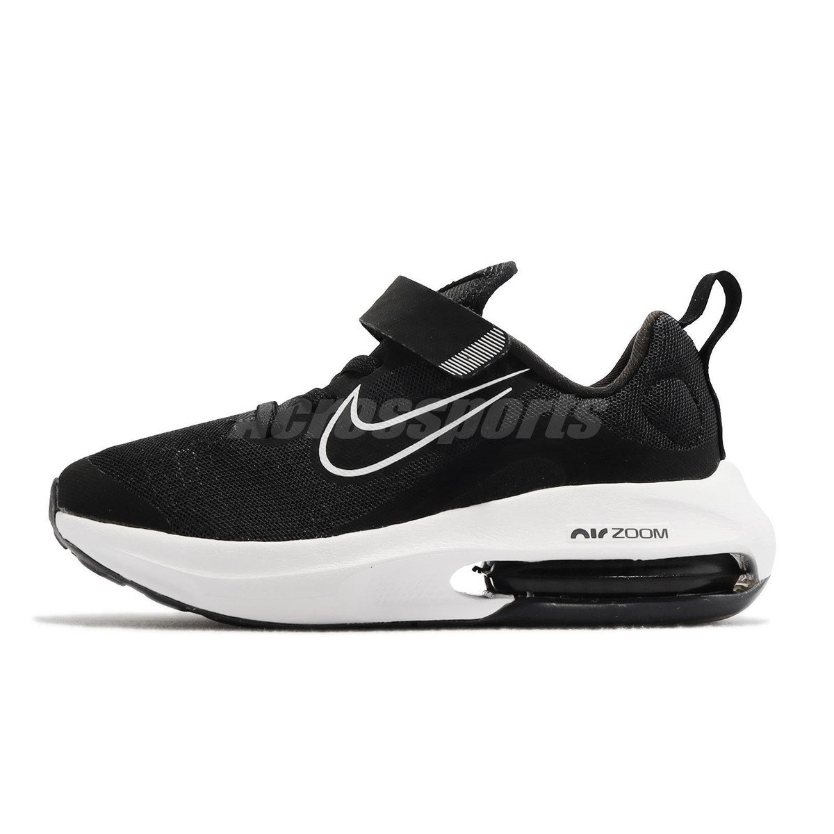 Nike Air Zoom Arcadia 2 PSV Black White Strap Kids Preschool