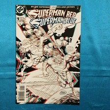 SUPERMAN RED / SUPERMAN BLUE 1, Feb. 1998, 3D COVER VERY FINE MINUS
