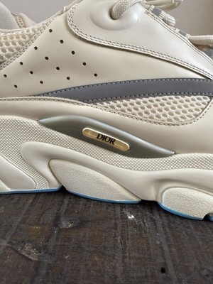 Dior B22 Cream Light Blue Sneakers Size 46 EU 13 US No insoles | eBay