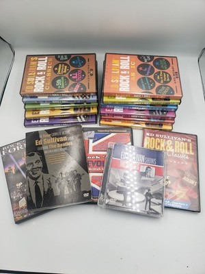 Ed Sullivan's Rock & Roll Classics (15 DVD Set) 1 CD *Read Description*