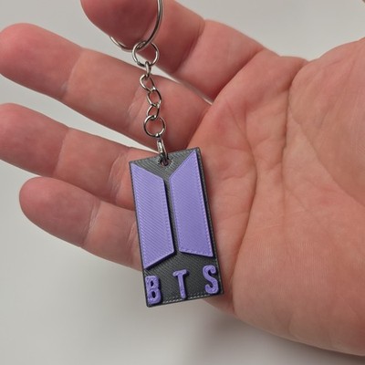 BTS Logo Fan Freebie Keychains 50pcs Set | K-Pop Concert Giveaway