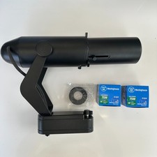 WAC Lighting JHT-009L-BK 75W Black Track Light Fixture w/ Lens NEW
