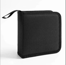 40 Disc CD DVD Storage Case Oxford Fabric Organizer Booklet Holder Bag