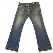 Levi’s Men’s Bootcut Jeans 38x32 Faded Blue Denim Classic Fit