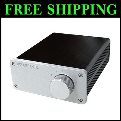 Passive Selector 4 Input 1 Output RCA Switch=^