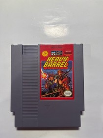 Heavy Barrel (Nintendo NES) Cartridge w/ Manual and dust cover, Tested & Working
