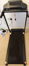 UmaySportsUK Pro Electric Folding Treadmill Console & Handrails Black