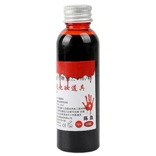 Ottle of Fake Blood Sangre Falsa Washable Fake Blood M8G54072