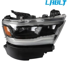 LABLT Passenger W/O AFS Headlight Headlamp LED DRL For 2019-2023 Dodge RAM 1500