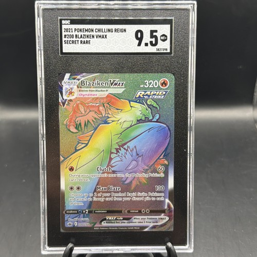 Blaziken VMAX graded SGC 9.5 for sale on eBay