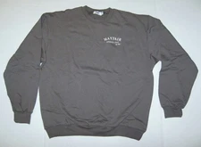 New The Mayfair Group Athletic Club Crewneck Sweatshirt Gray One Size