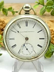 Antique 18 size 13 jewel Key Wind Key set Elgin grade 81 GM WHEELER pocket watch