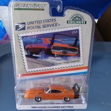 Greenlight 1969 DODGE CHARGER DAYTONA Orange '69 w/RR USPS Hobby Exclusive