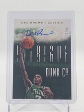 2013-14 Panini Intrigue - Dunk Company Signatures Dee Brown #41 /99 (AU)