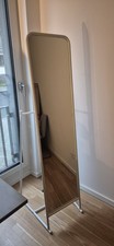 IKEA - Standspiegel weiß mit Hakenleiste der Rückseite B 48 x L 53 x H 160 cm