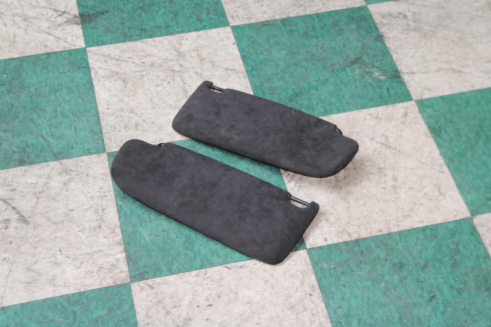 14-17 Quattroporte Nero Black Pair 2x LH RH Over Head Interior Sunvisor Unit OE
