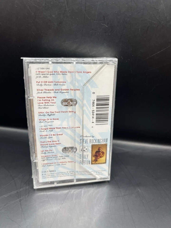 Dolly Parton Loretta Lynn Tammy Wynette Honky Tonk Angels Sealed Cassette Tape - Image 3 of 4