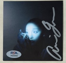 Ariana Grande SIGNED Eternal Sunshine SILVER Photo & CD PSA DNA COA AUTOGRAPH