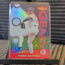 Topps 2000 Finest Pedro Martinez Gems Refractor #277 Boston Red Sox