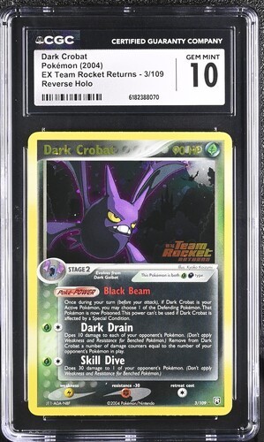 Dark Crobat graded CGC 10 for sale on eBay