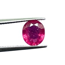 2.91 Ct Natural Mozambique Ruby Stunning Red Oval Cut Transparent Loose Gemstone