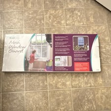 KidCo Mesh Window Guard White Adjustable 26-40" Quick Release S303