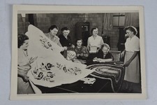 Fotografía vintage en blanco y negro para mujer acolchado gremio círculo de costura MCM ama de casa