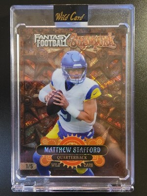 Matthew Stafford 1/5 Wild Card Fantasy Football Steampunk Rams FSPOG10-MS