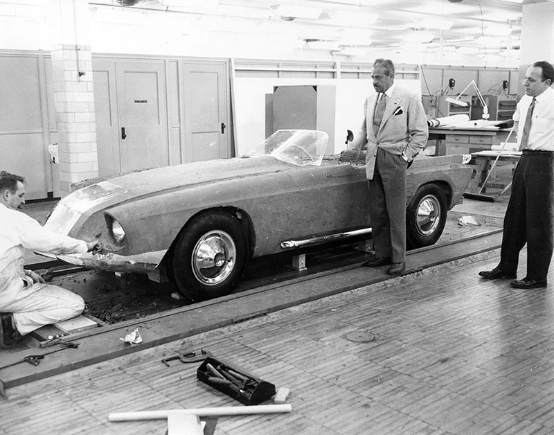 Raymond Loewy at work.