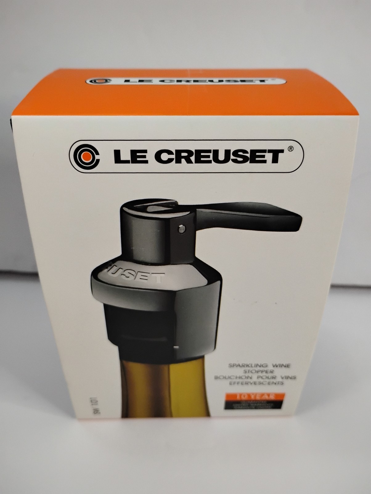 Le Creuset Sparkling Wine Stopper - NEW