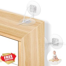 30PCS No Drill Adhesive Furniture Anchors Anti-Tip Child Safety