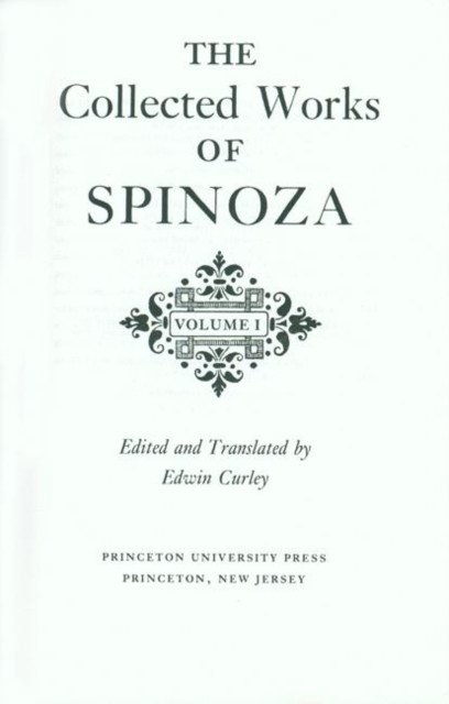 The Collected Works of Spinoza, Volume I by Benedictus de Spinoza (Hardcover,... - Image 5
