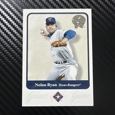 2001 Greats of the Game #75 Nolan Ryan - Texas Rangers