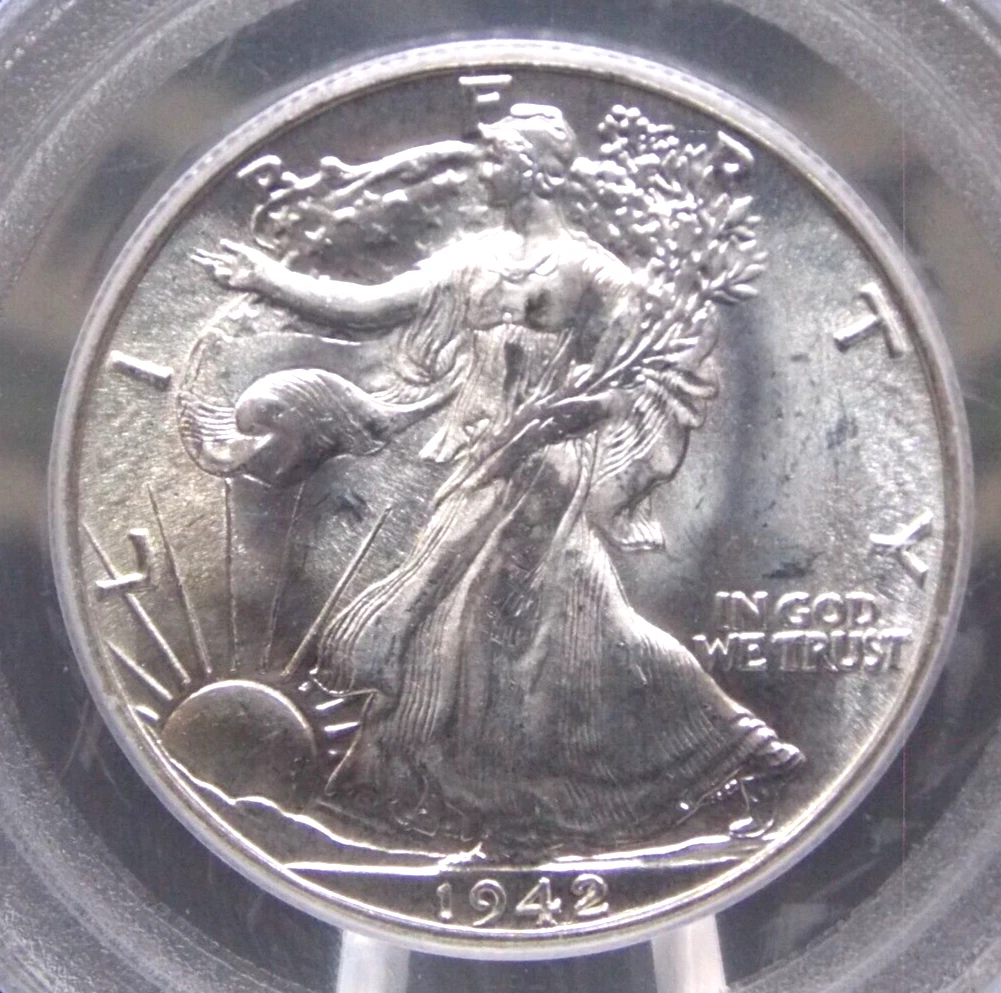 1942 Year Grade MS 64 Liberty Walking Half Dollars (1916-1947) for