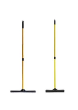 Pet Hair Rubber Broom 2-Piece Set containing Original and PRO Brooms for Carp...