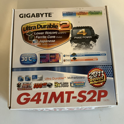 *NEW IN BOX* Original Gigabyte GA-G41MT-S2P Intel G41 Motherboard LGA 775 DDR3