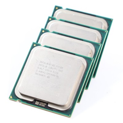 (Lot of 4) Intel Core 2 Duo E4700 2.6GHz 2MB 800 FSB LGA 775 CPU Processor