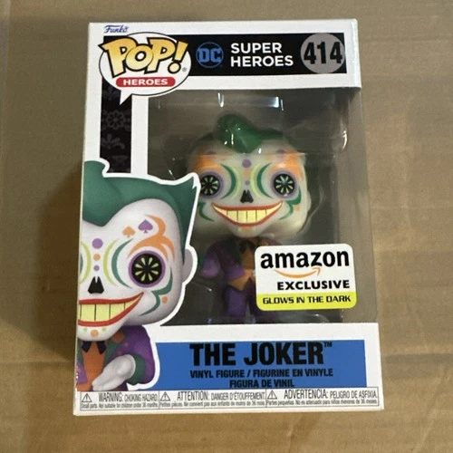 Funko POP! Dia De Los Muertos DC - The Joker Glows in the Dark Amazon Exclusive