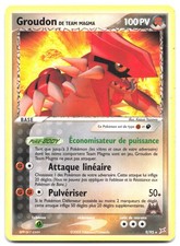 Carte Pokémon Groudon de Team Magma 9/95 EX Team Magma vs Team Aqua VF FR