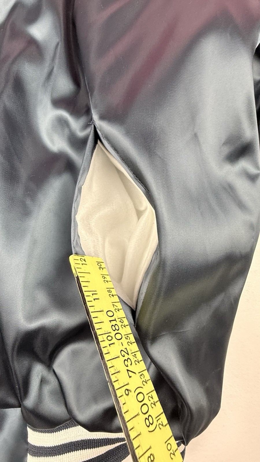 Vintage Auburn Sportswear Satin Jacket Men’s XL Royal Blue Shiny Made USA Snap