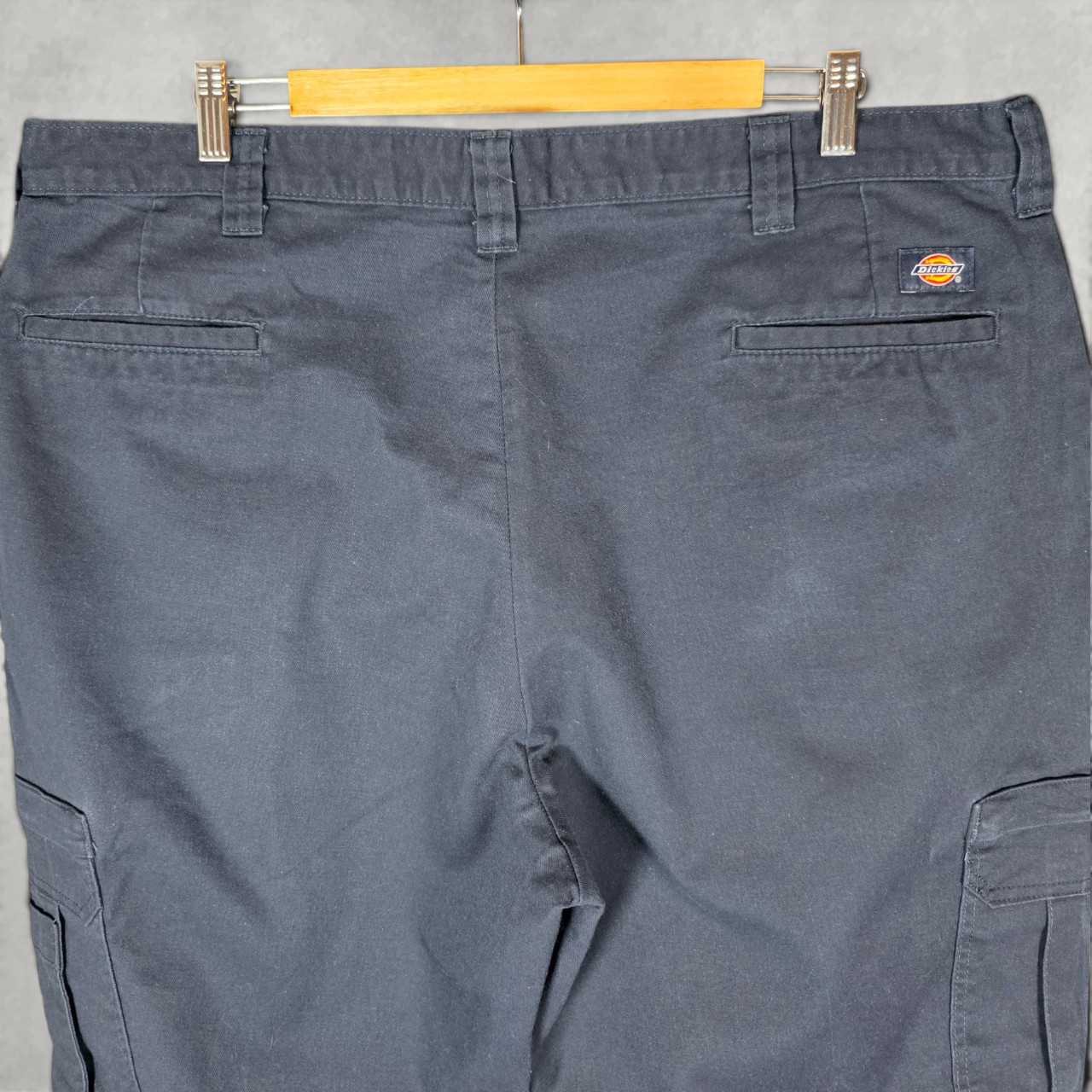 Dickies Flex Cargo Trousers W42 L30 Blue Relaxed Fit Workwear Utility Pants image 5