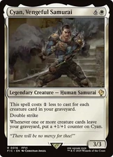 Cyan, Vengeful Samurai FINAL FANTASY MTG MAGIC LGND HUMAN RARE O242