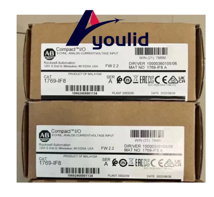 New Factory Sealed AB 1769-IF8 CompactLogix 8 Pt Analog Input Module US Free tax - Image 3 of 4
