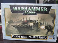 Chaos Space Marine Rhino Mk I - OLD SCHOOL. NEW IN SHRINK Super Rare.