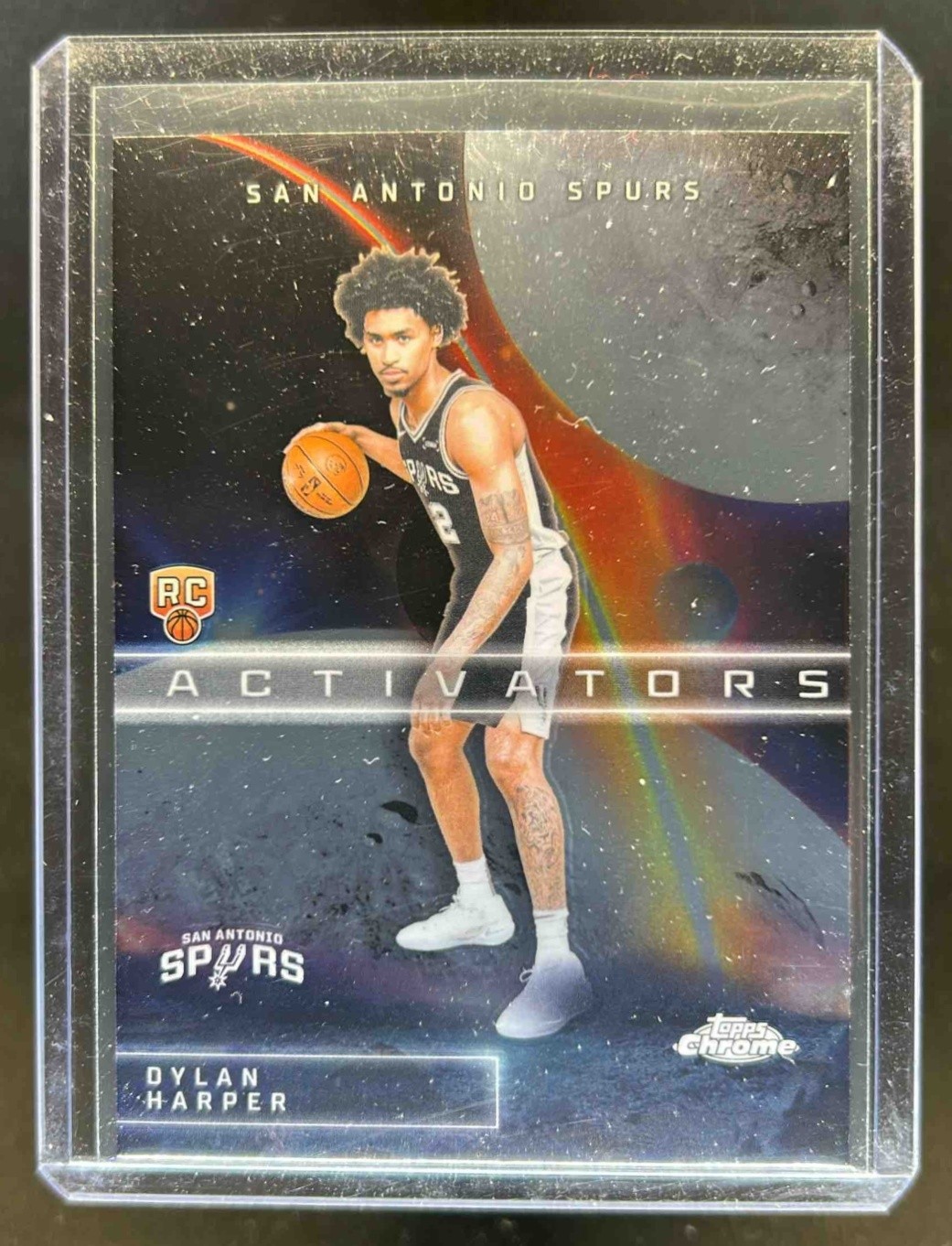 2025-26 Topps Chrome Dylan Harper Activators RC Rookie #AC-12 Spurs