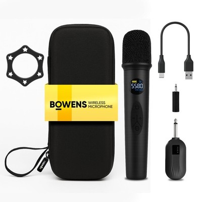 Wireless Microphone System   Karaoke Microphone Wireless with Receiver, Echo ...